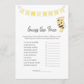 Raad eens het prijsspel Teddy Bear Kaart (Voorkant)