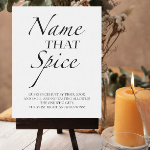 Raad eens het Spice Vrijgezellenfeest spel teken Poster