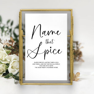 Raad eens het Spice Vrijgezellenfeest spel teken Poster