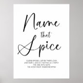 Raad eens het Spice Vrijgezellenfeest spel teken Poster (Voorkant)