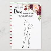 Raad eens het Vrijgezellenfeest van het dress Mars (Voorkant / Achterkant)