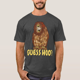Raad eens hoe grappig uil t-shirt