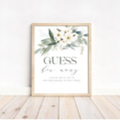 Raad eens hoeveel Baby shower het signaal afgeeft Poster