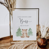 Raad eens hoeveel beren er in de pot zitten poster