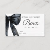 Raad eens hoeveel bogen zwart Vrijgezellenfeest sp Informatiekaartje (Voorkant)