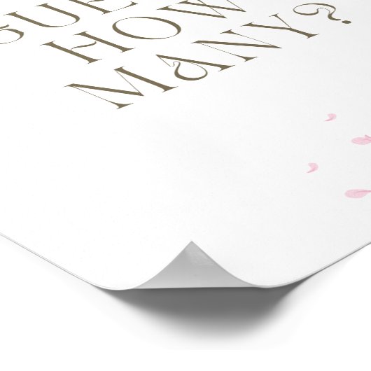 Raad eens hoeveel Cherry Blossom Sign. Poster (Hoek)