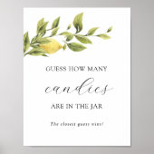 Raad eens hoeveel er in het Poster van het Jar Sho (Voorkant)