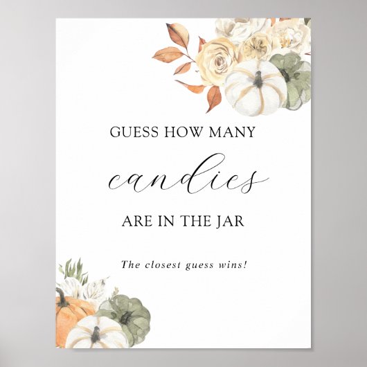 Raad eens hoeveel er in het Poster van het Jar Sho (Voorkant)