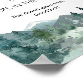 Raad eens hoeveel gummy beren gummy rustige bergen poster (Hoek)