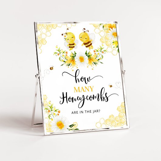 Raad eens hoeveel honingraten er zijn in het poste poster