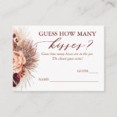 Raad eens hoeveel Kisses Pampas Grass Game Kaarten (Voorkant)