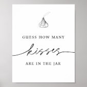 Raad eens hoeveel kusjes er in de pot zitten poster (Voorkant)