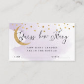 Raad eens hoeveel Paarse Over the Moon Raad Kaart (Voorkant)