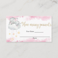 Raad eens hoeveel pindaketten baby shower inbrenge