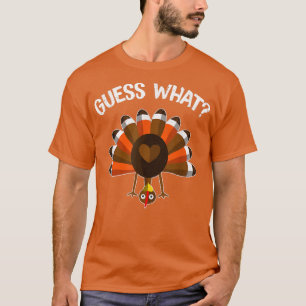 Raad eens kalkoen kont familie grap humor grappig  t-shirt