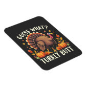 Raad eens? Kerstmis kont Thanksgiving Grappig Magneet (Rechterzijde)