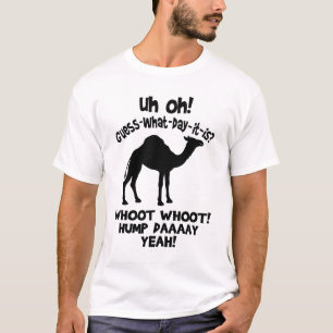 Raad eens op welke dag het Hump Day Camel T-shirt 