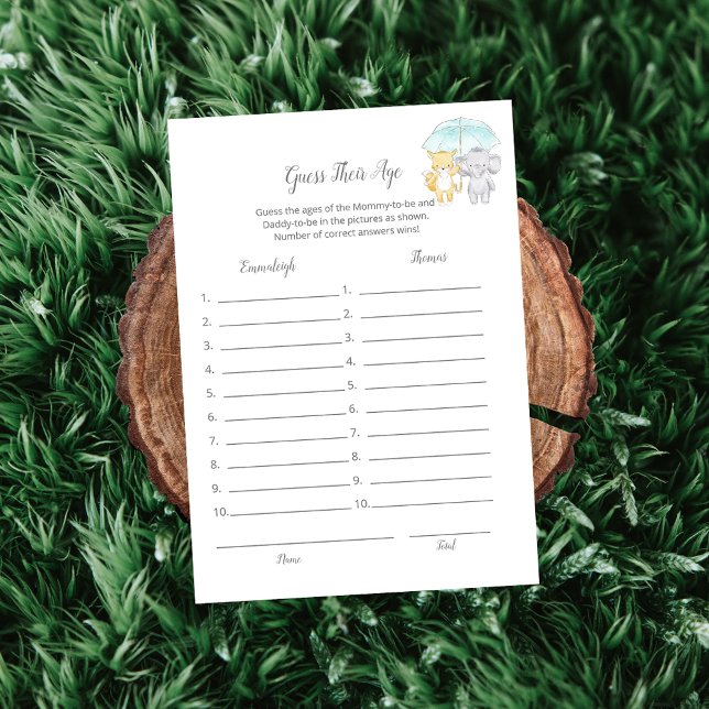 Raad eens over de Kaart van hun Baby-dijsprintspel (Creator heeft geüpload)