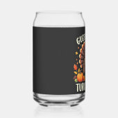 Raad eens? Turkije Butt Thanksgiving Grappig Blikvorm Glas (Rechts)