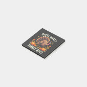 Raad eens? Turkije Butt Thanksgiving Grappig Post-it® Notes (Schuin)