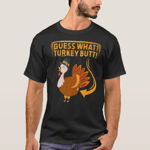 Raad eens voor de Thanksgiving van de kinderen van T-shirt