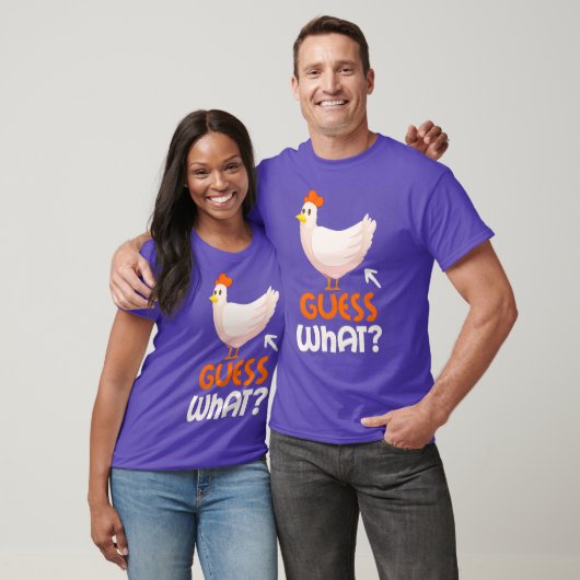 Raad eens wat Chicken Butt Grappige Chicken Lover T-shirt (Unisex)