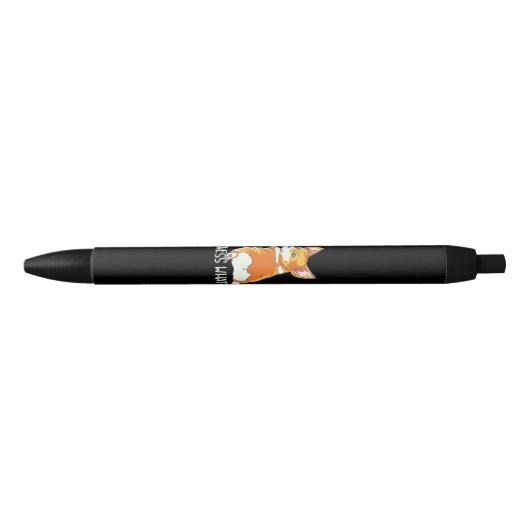 Raad eens wat Corgi Gag Zwarte Inkt Pen (Voorkant)