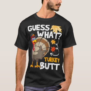 Raad eens wat de Turkse Thanksgiving Herfst najaar T-shirt