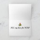 RAAD EENS WAT ER IN DEZE DOOS ZIT ****JIJ***** FEESTDAGEN KAART (Binnen)