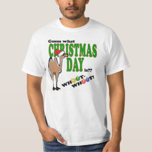 Raad eens wat kerstdag is? t-shirt
