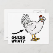 Raad eens wat kip Butt Briefkaart (Voorkant / Achterkant)