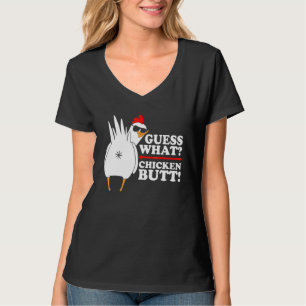 Raad eens wat kip Butt! Grappig T-shirt