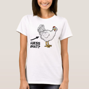 Raad eens wat kip Butt T-shirt