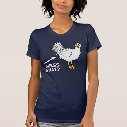 Raad eens wat kip Butt T-shirt (Voorkant)