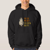 Raad eens wat kippenstift onderzoekt hoodie (Voorkant)