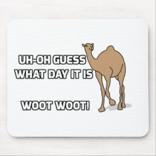 Raad eens welke dag het is - Hump Day Muismat