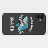 Raad eens welke week het is grappig haai  Case-Mate iPhone case (Achterkant (horizontaal))