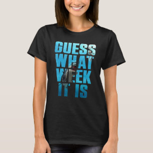 Raad eens welke week het is  Haai Sarcastisch Fees T-shirt