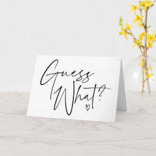 Raad eens welke zwangerschapsaankondiging voor gro kaart