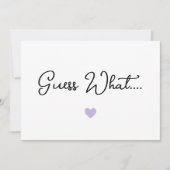 Raad eens welke zwangerschapsaankondiging voor zus (Voorkant)