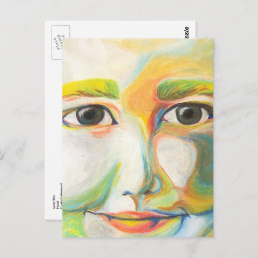 Raad eens wie briefkaart (Voorkant / Achterkant)