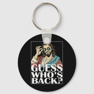 Raad eens Wie Byck Jesus Easter T-shirt Religious  Sleutelhanger