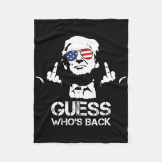 Raad eens wie Ck Trump is Fleece Deken