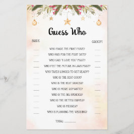 Raad eens wie de Kaart van de kerstVrijgezellenfee