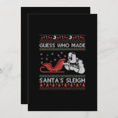 Raad eens wie de Sinterklaas heeft gemaakt | Funny Aankondiging (Voorkant / Achterkant)