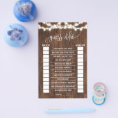 Raad eens wie de Westerne Kaart van het Spel van h (Enkel)