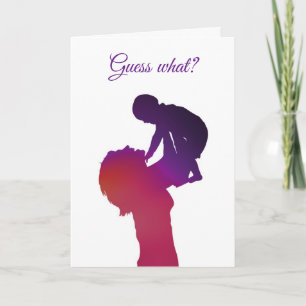 Raad eens wie een tante Card gaat worden Kaart