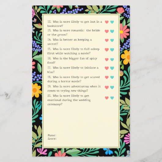 Raad eens wie grappig bruiloft & Vrijgezellenfeest (Achterkant)