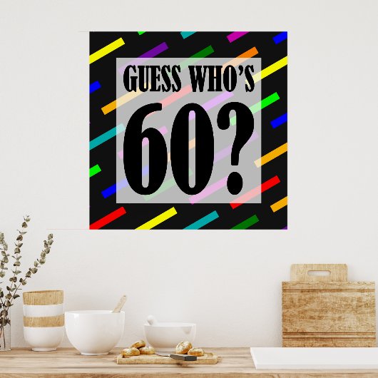Raad eens wie het 60-jarig Poster is (Keuken)