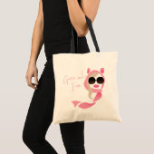 Raad eens wie ik ben: de witte lotus tote bag (Voorkant (product))
